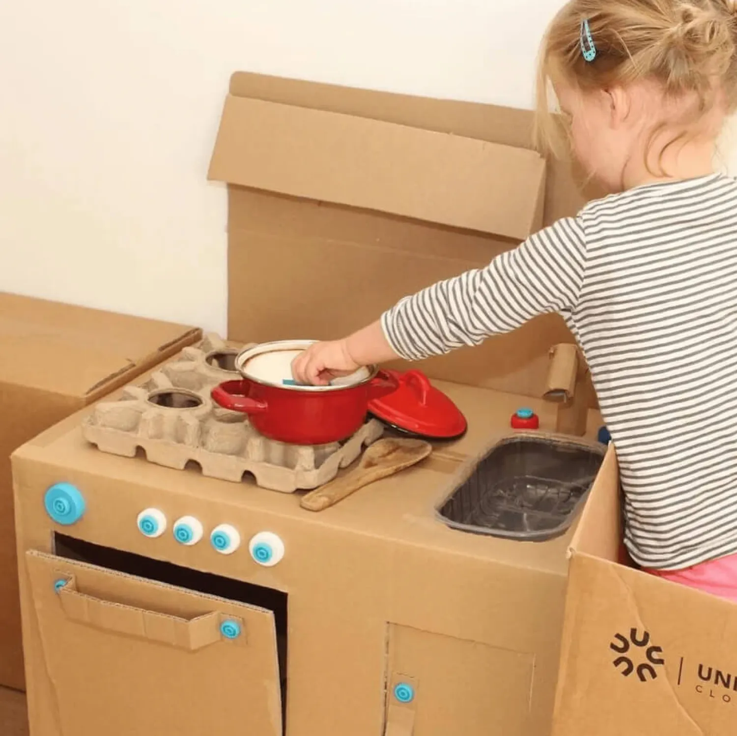6 Lat+|7 Lat+ | Makedo Bezpieczna piła Safe-Saw do cięcia kartonów