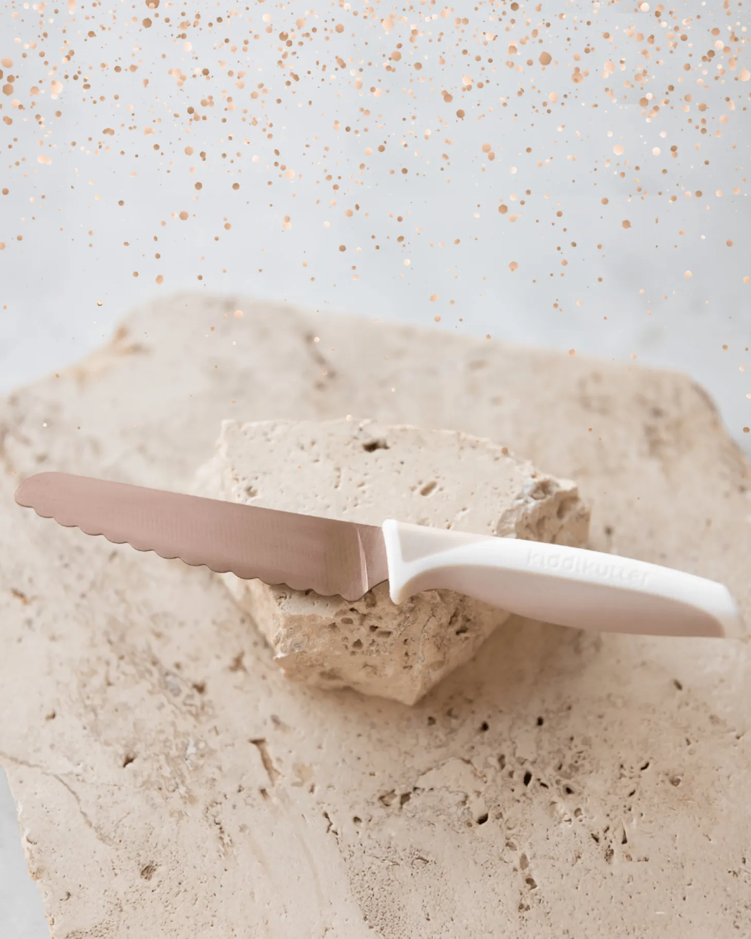 Bezpieczny nóż do nauki krojenia dla dzieci ROSE GOLD limited