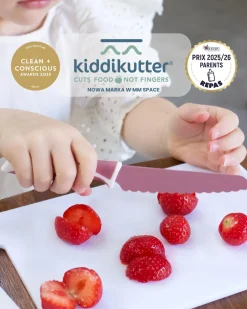 Bezpieczny nóż do nauki krojenia dla dzieci PEACH