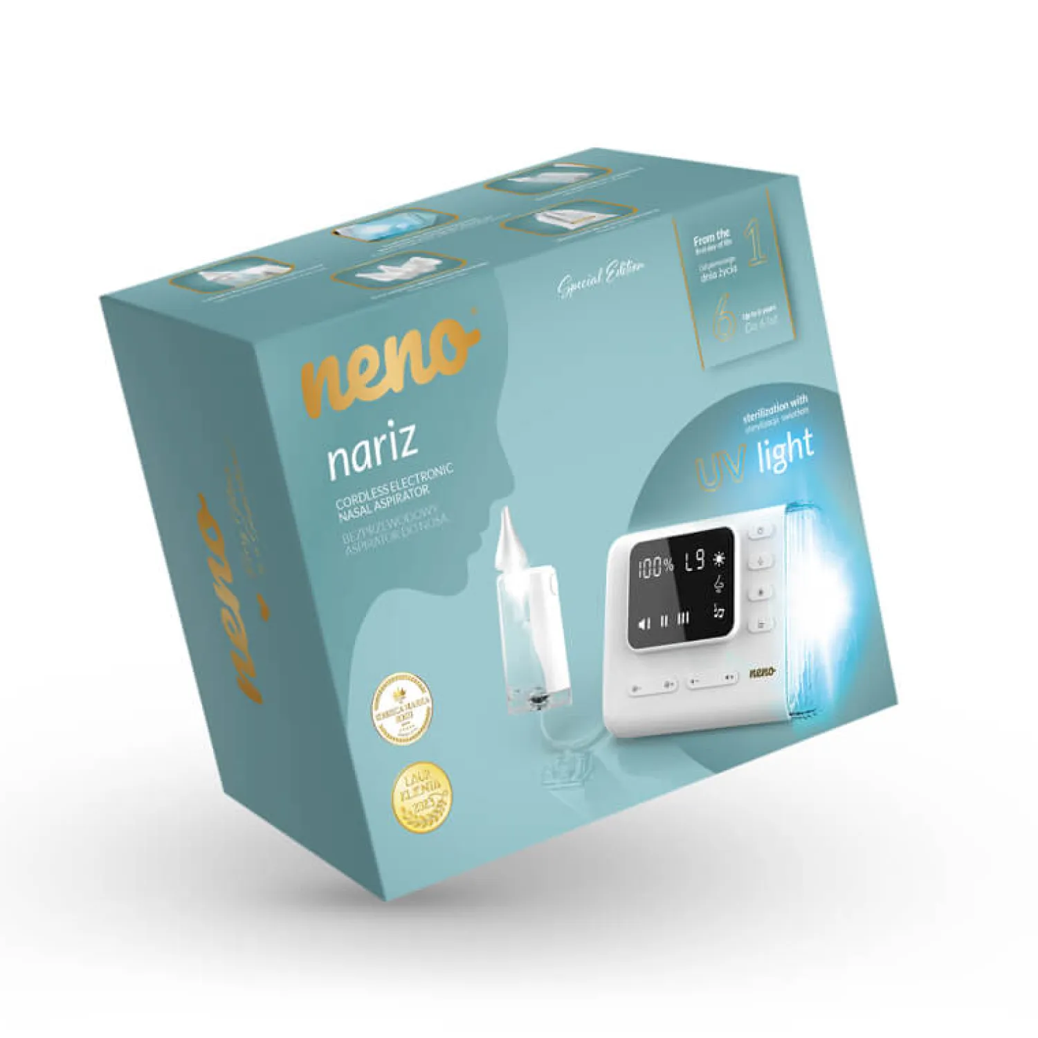 Zdrowie|Zdrowie | Neno Bezprzewodowy aspirator do nosa Nariz