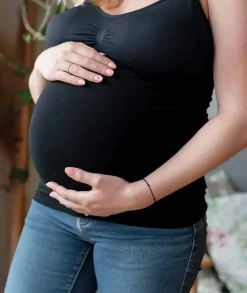 Karmienie Piersią|Otulacze I Pieluszki | Mama Hangs Bezszwowy pas na czas ciąży i karmienia 2w1 - Black
