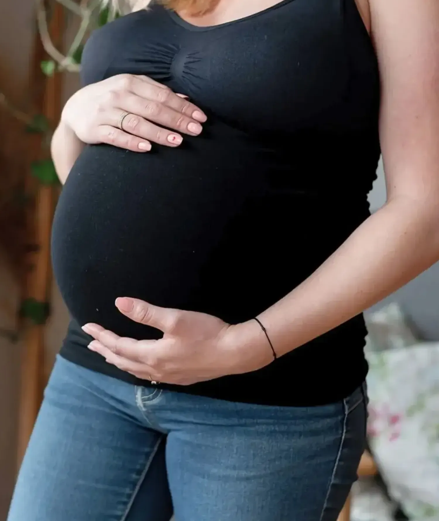 Karmienie Piersią|Otulacze I Pieluszki | Mama Hangs Bezszwowy pas na czas ciąży i karmienia 2w1 - Black