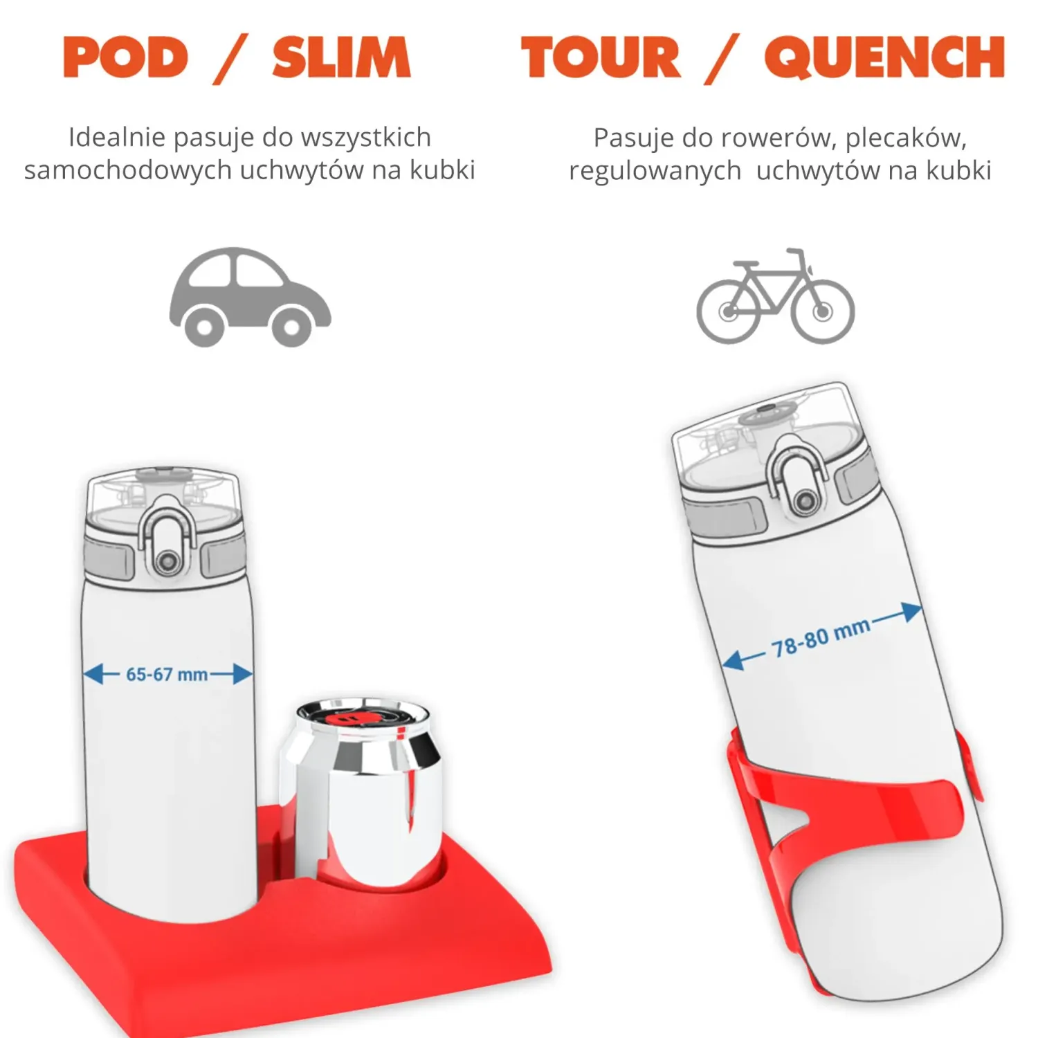 Bidony I Butelki|Bidony I Butelki | ION8 Bidon 350ml - Pandas