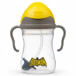 Bidony I Butelki|Bidony I Butelki | b.box Bidon ze słomką 240 ml, Batman