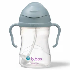 Bidony I Butelki|Bidony I Butelki | b.box Bidon ze słomką 240 ml, BŁĘKITNY