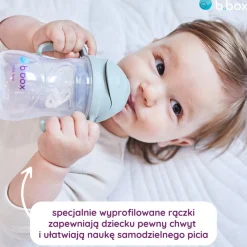 Bidony I Butelki|Bidony I Butelki | b.box Bidon ze słomką 240 ml, BŁĘKITNY
