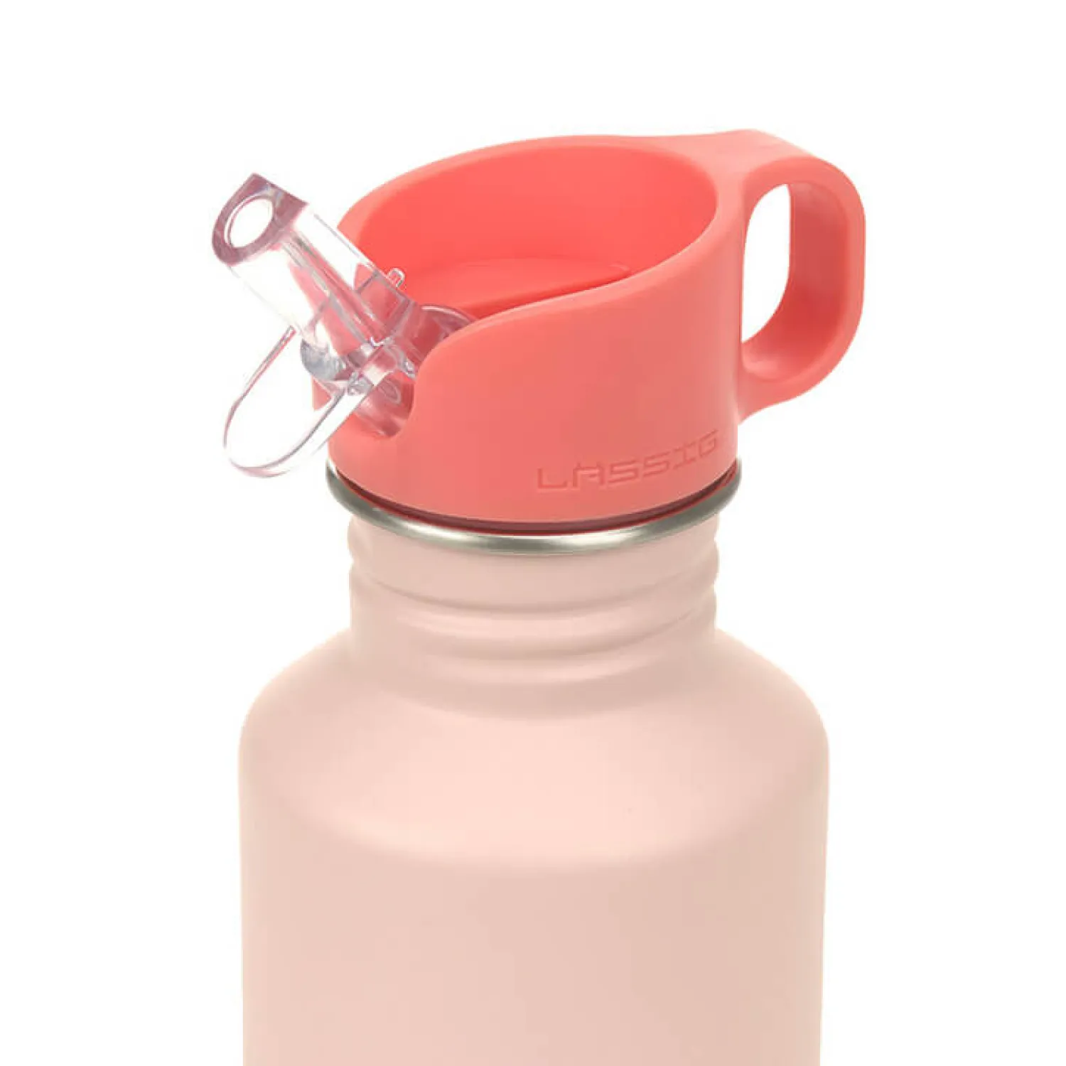 Bidony I Butelki|Bidony I Butelki | Lassig Bidon ze stali nierdzewnej z ustnikiem i uchwytem 500 ml Sunny Explorer rose & pink