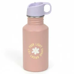 Bidony I Butelki|Bidony I Butelki | Lassig Bidon ze stali nierdzewnej z ustnikiem i uchwytem 500 ml Pattern Party rose & lilac