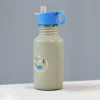 Bidon ze stali nierdzewnej z ustnikiem i uchwytem 500 ml Sunny Explorer green & blue