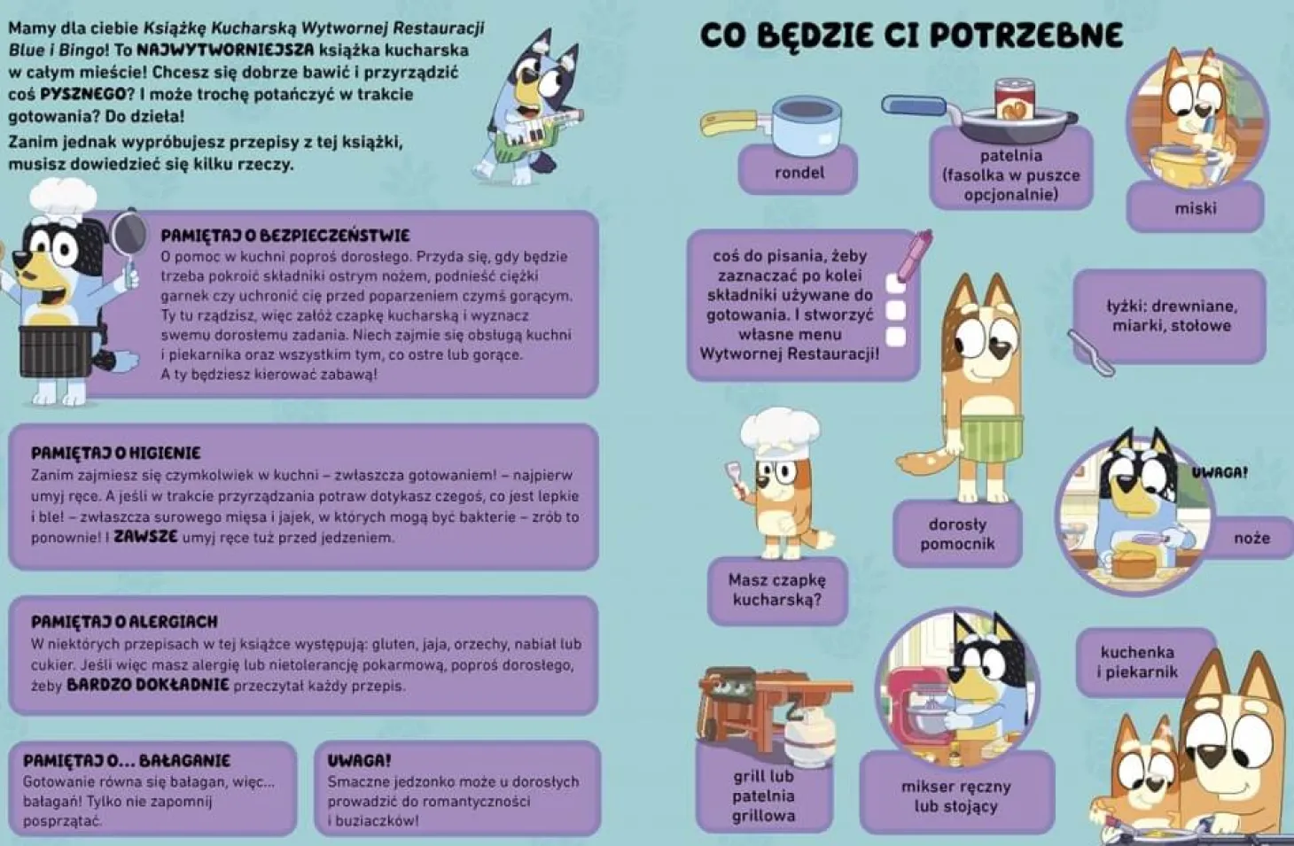 Bluey i Bingo. Książka kucharska Wytwornej Restauracji