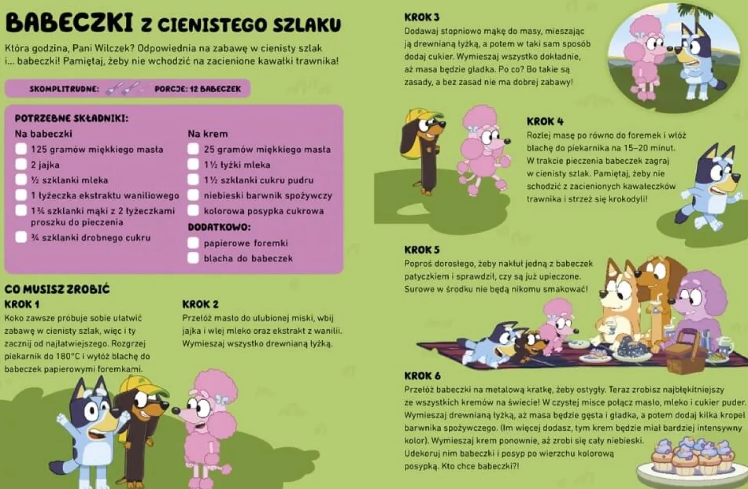 Bluey i Bingo. Książka kucharska Wytwornej Restauracji
