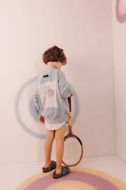 Bluza Oversize - tenis niebieski