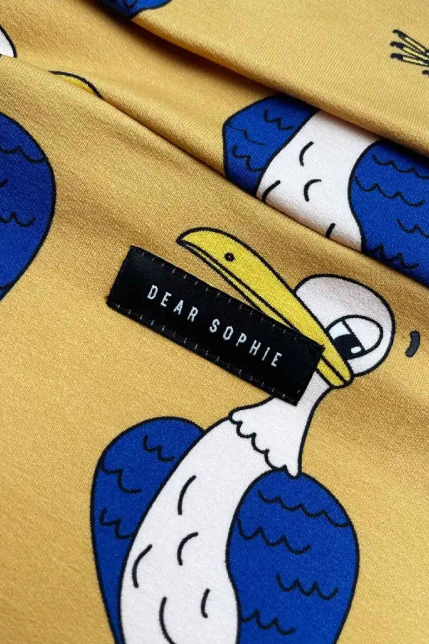 Ubranka Dziecięce | Dear Sophie Bluza z kominem - Eagle Yellow