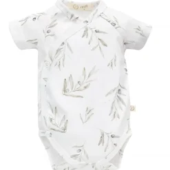 Body|Ubranka Dziecięce | YOSOY Body organic cotton krótki rękaw - OLIVES