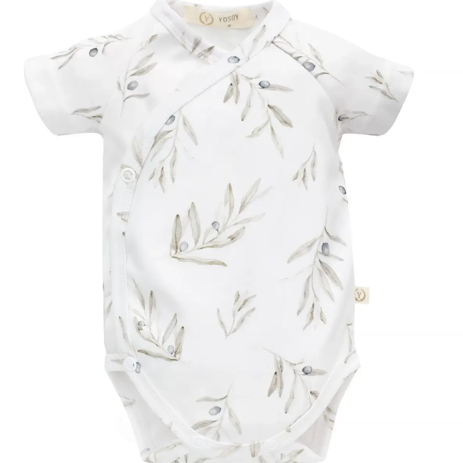 Body|Ubranka Dziecięce | YOSOY Body organic cotton krótki rękaw - OLIVES