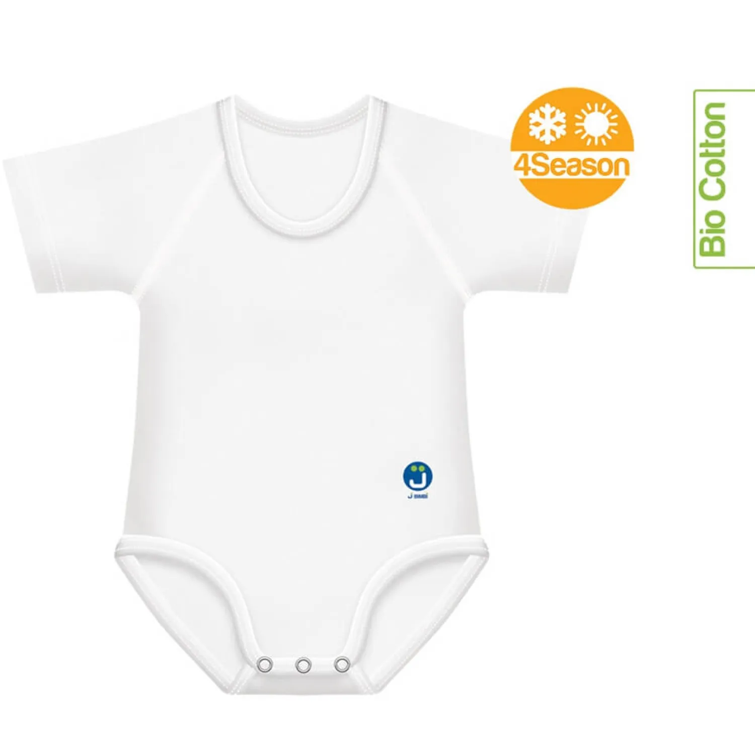 Body|Ubranka Dziecięce | J BIMBI Body rosnące Bio Cotton 4Season 0-36m white