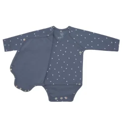 Body|Ubranka Dziecięce | Lassig Body z długim rękawem GOTS, Triangle Blue