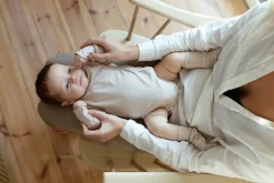Body z długim rękawem - latte