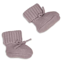 Buciki niechodki z wełny merino 100% - Rose