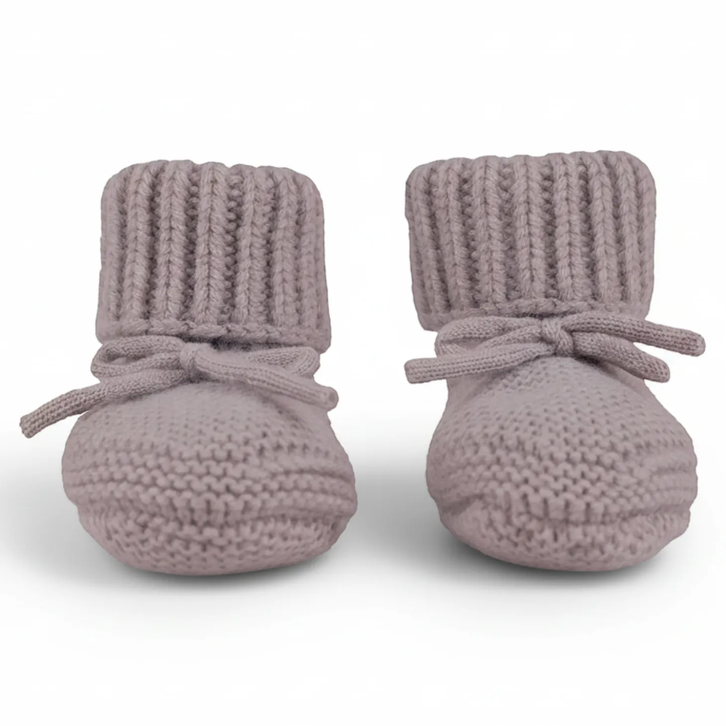 Buciki niechodki z wełny merino 100% - Rose