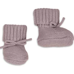 Buciki niechodki z wełny merino 100% - Rose