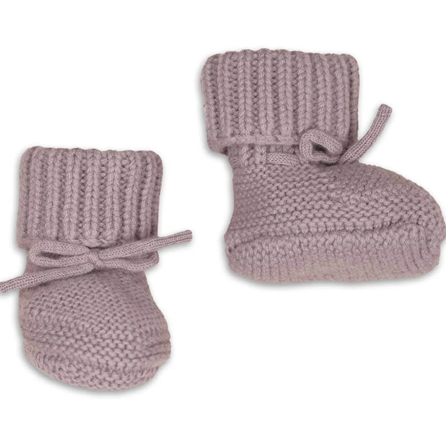 Buciki niechodki z wełny merino 100% - Rose