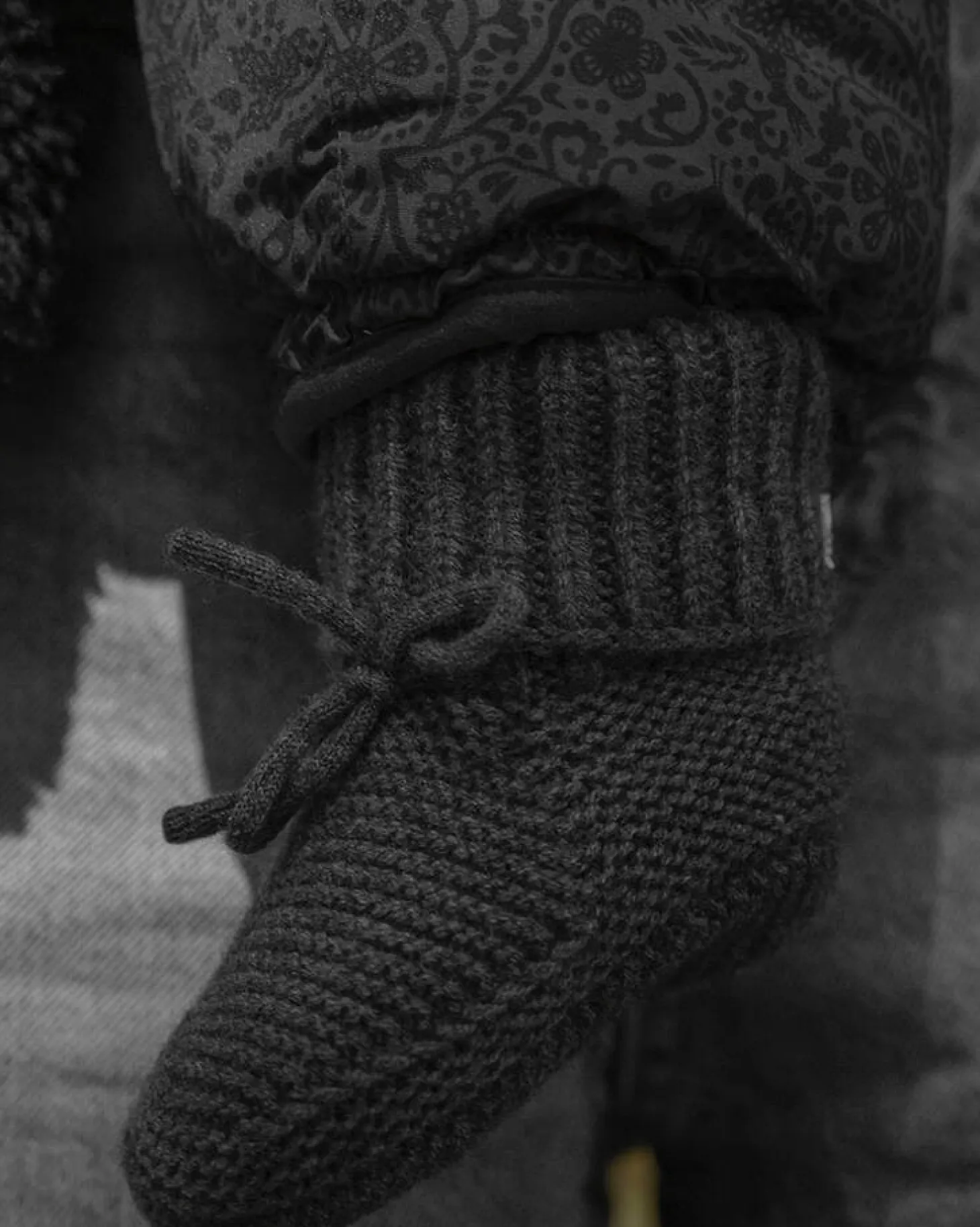 Buciki niechodki z wełny merino 100% - Pigeon