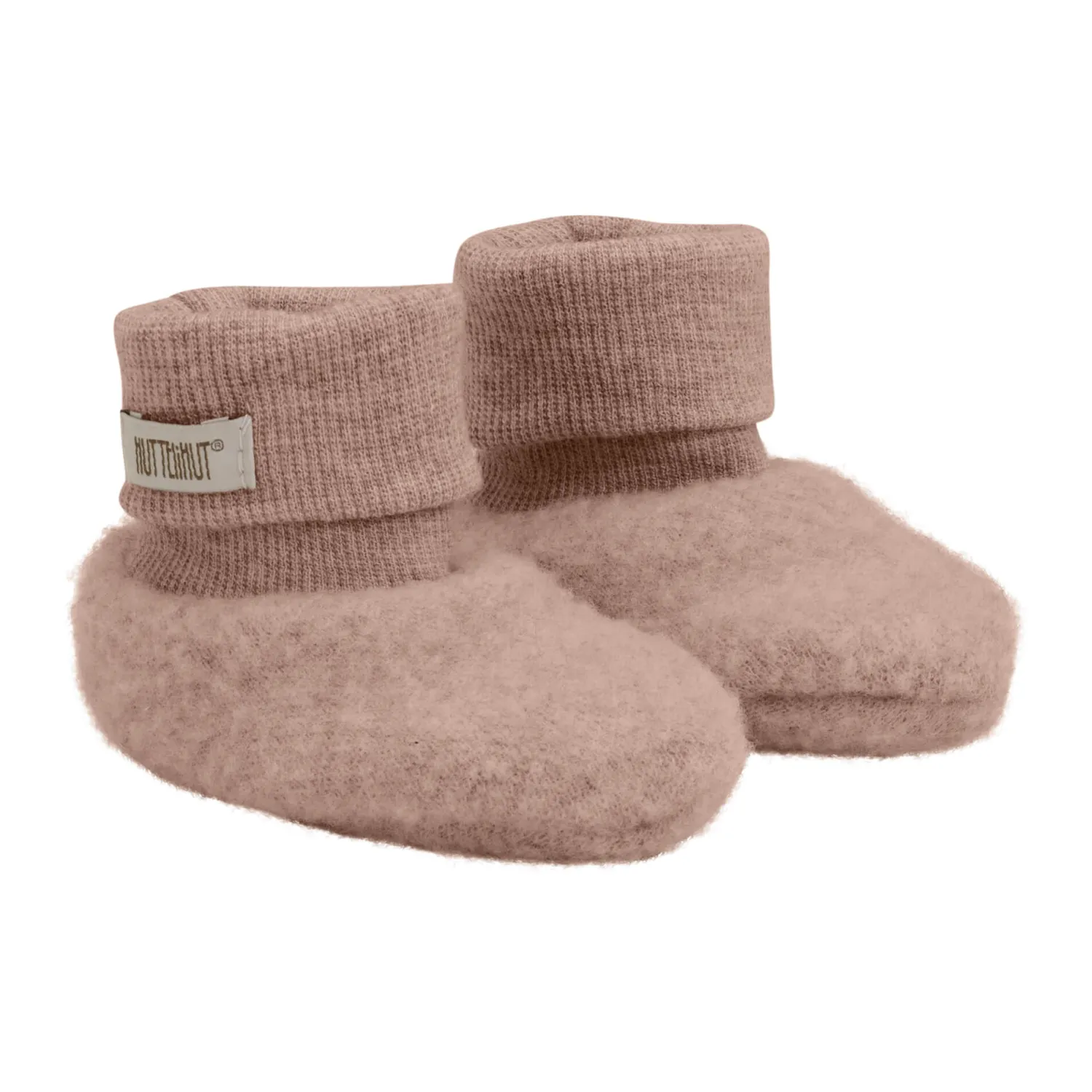 Buciki I Kapcie | HUTTEliHUT Buciki 100% wełny merino - Mahogany Rose