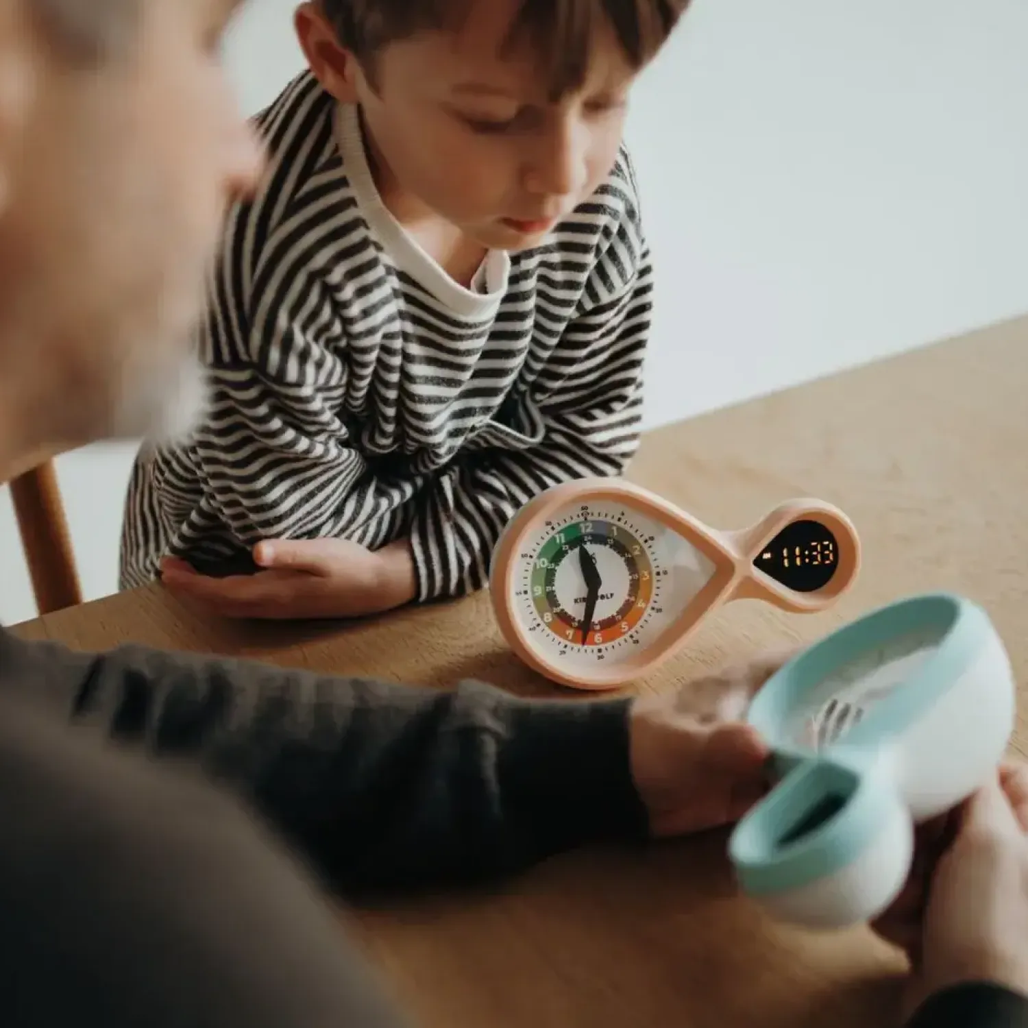 8 Lat+|Edukacyjne | Kidywolf Budzik edukacyjny KIDYALARM - zielony