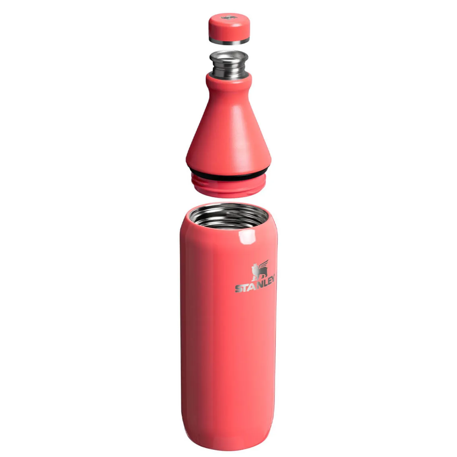 Butelka All Day Slim 0.6 L Hot Coral Gloss