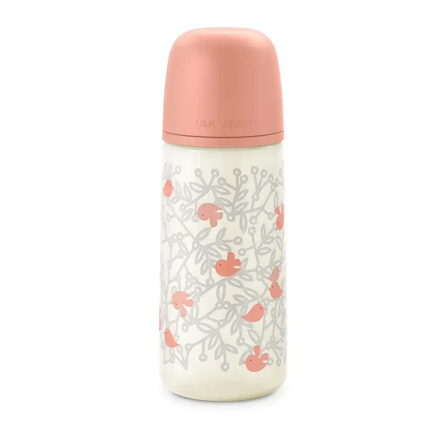 Butelka fizjologiczna SX Pro szybki przepływ Birdies, 360ml - różowa
