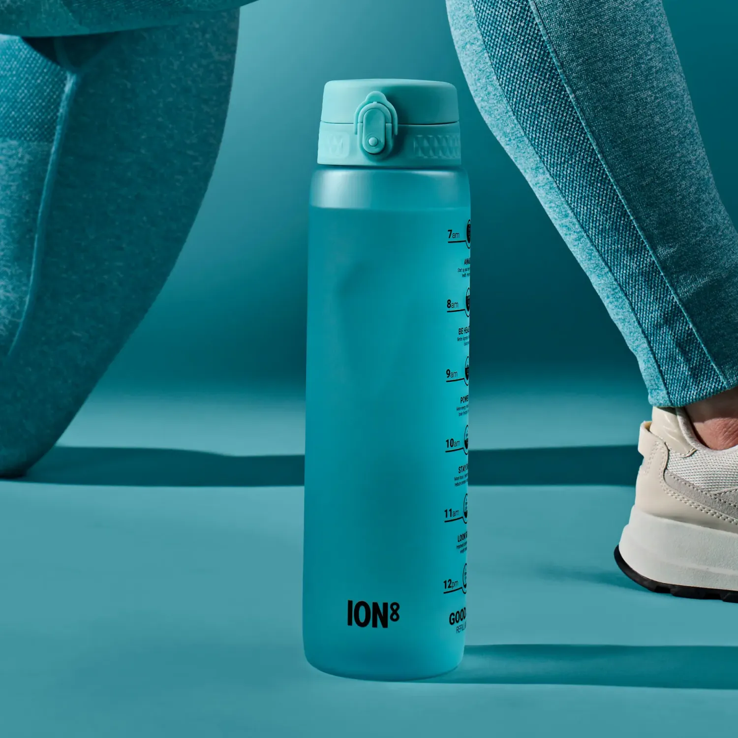 Bidony I Butelki|Butelki I Bidony | ION8 Butelka BPA Free 1l Sonic Blue Motivator