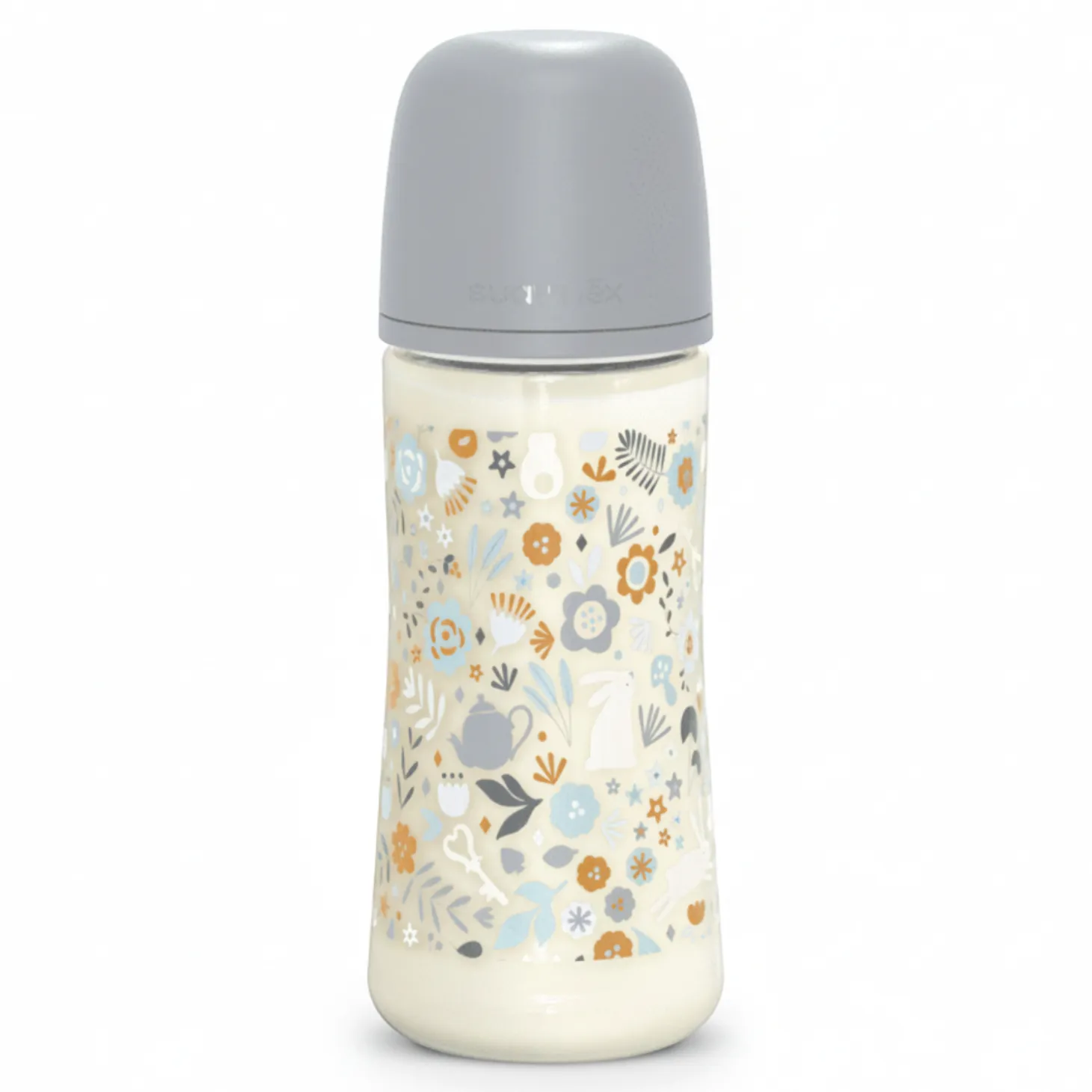 Butelka 360 ml ze smoczkiem fizjologicznym SX Pro o szybkim przepływie - niebieska liberty Wonderland