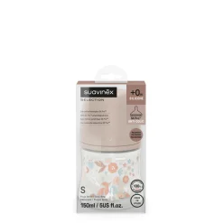 Butelka 150 ml ze smoczkiem fizjologicznym SX Pro o wolnym przepływie - różowa liberty Wonderland