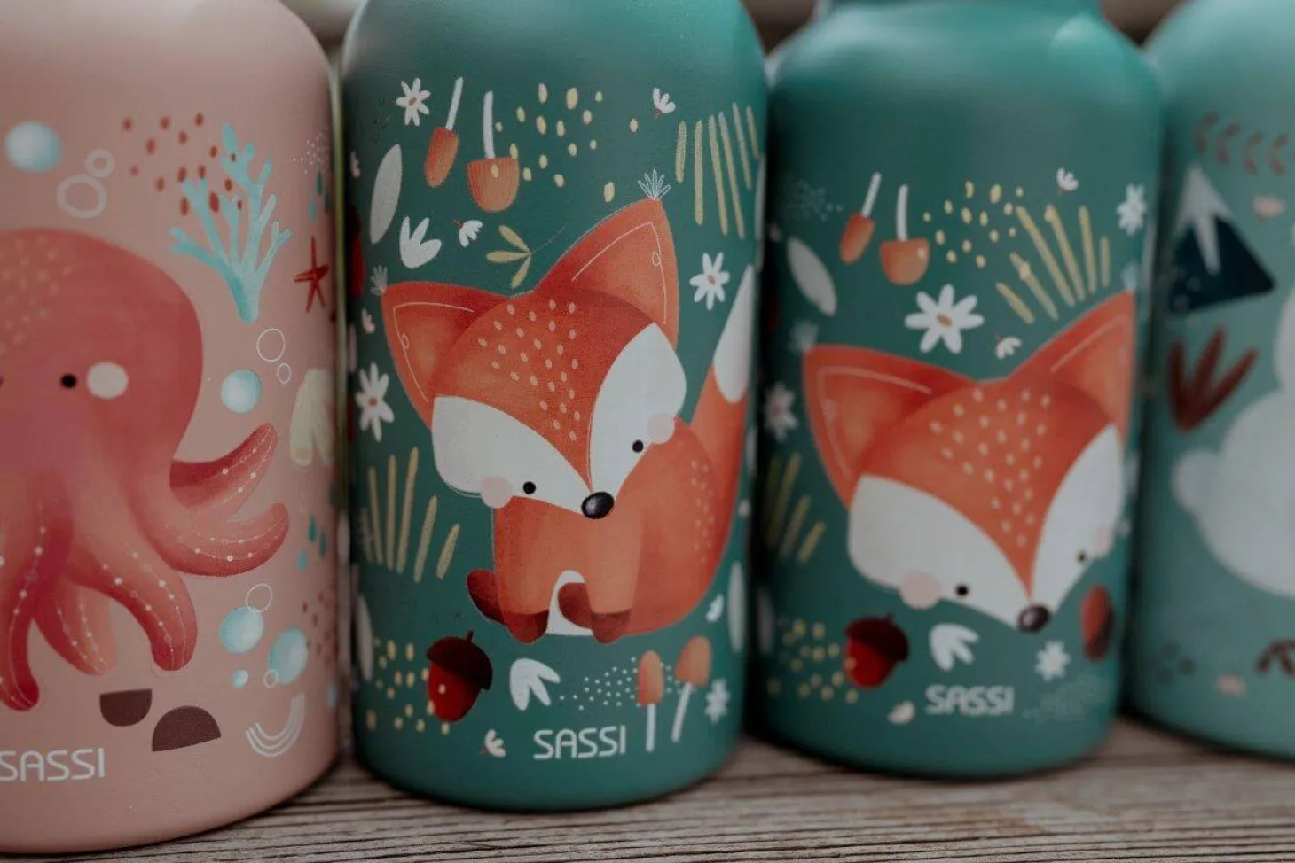 Butelka na wodę bidon 500 ml - Lisek