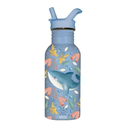 Bidony I Butelki|Bidony I Butelki | SASSI Butelka na wodę bidon 500 ml - Rekin