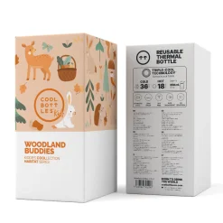 Bidony I Butelki|Bidony I Butelki | Cool Bottles Butelka termiczna Kiddies - Woodland Buddies, 350 ml