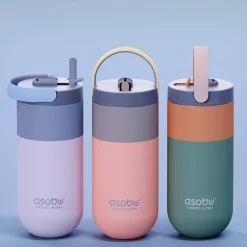 Butelki I Bidony | Asobu Butelka termiczna Orbit, 900 ml - pastelowy brzoskwiniowy
