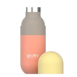 Butelki I Bidony | Asobu Butelka termiczna Orb, 420 ml - pastelowy brzoskwiniowy