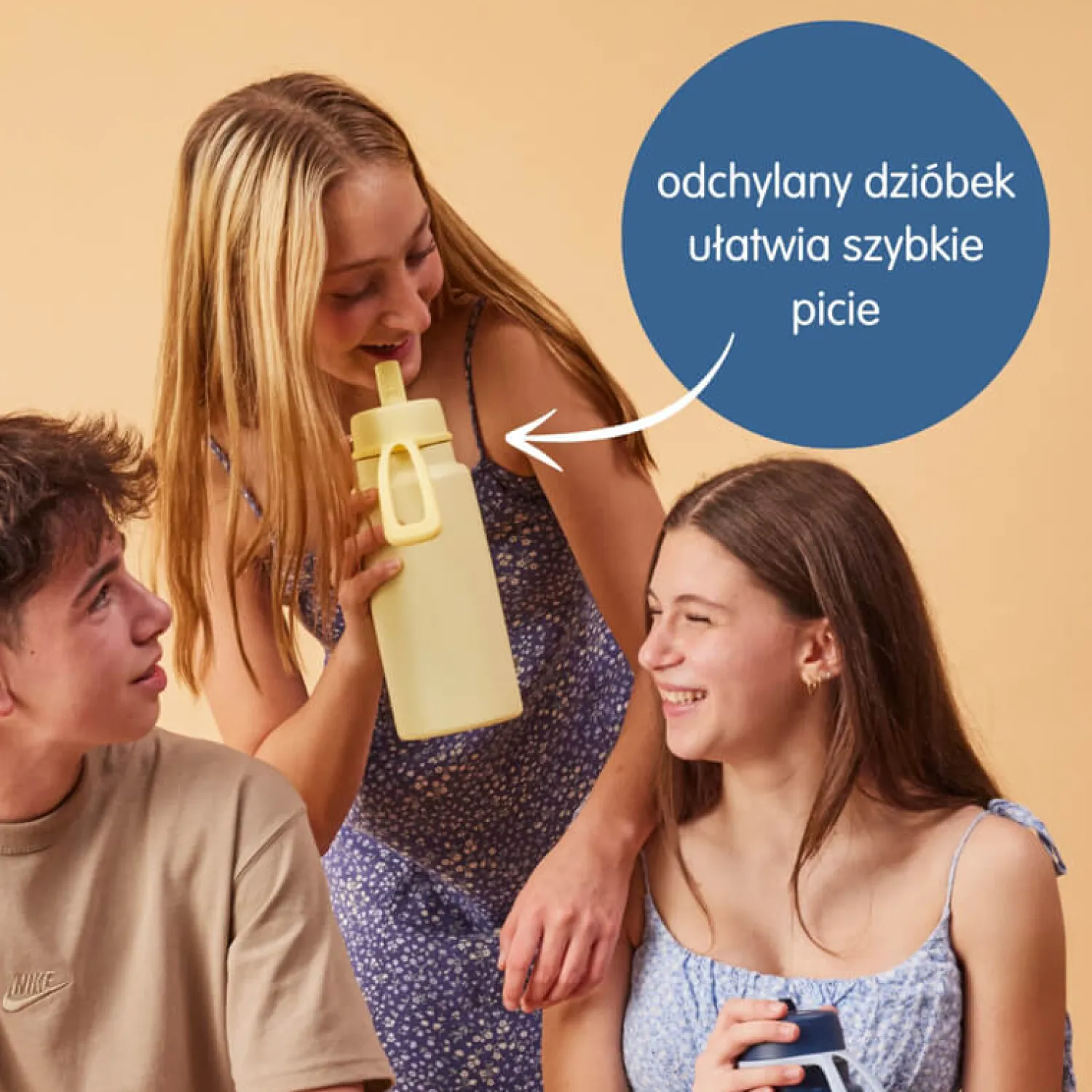 Bidony I Butelki|Butelki I Bidony | b.box Butelka termiczna ze składanym ustnikiem, termos ze stali nierdzewnej - Spearmint, 1l