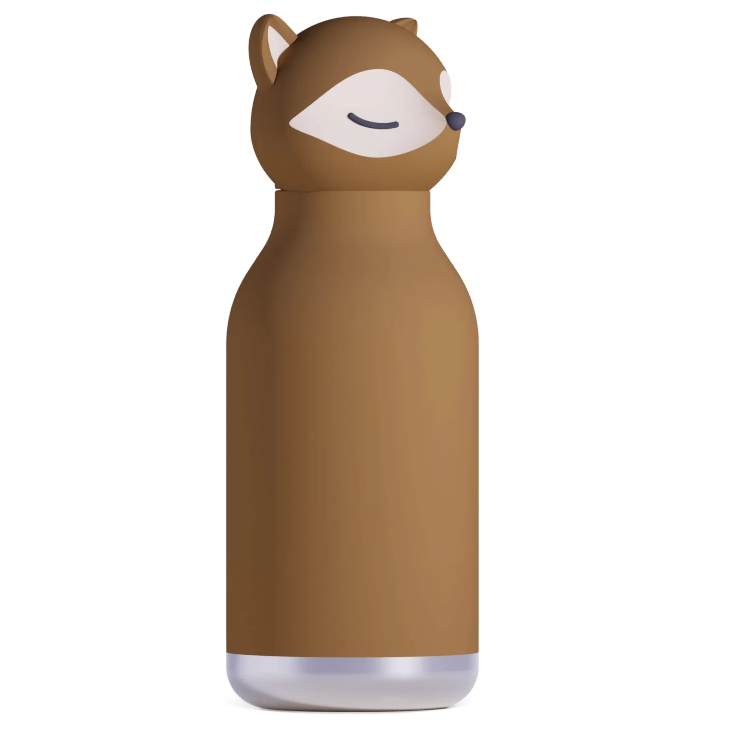 Butelka termiczna ze słomką Bestie, 460 ml - Lis