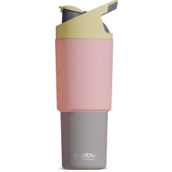 Butelki I Bidony | Asobu Butelka termiczna ze słomką Cosmic, 960ml - pastelowy brzoskwiniowy
