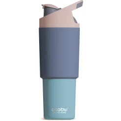 Butelka termiczna ze słomką Cosmic, 960ml - pastelowy niebieski