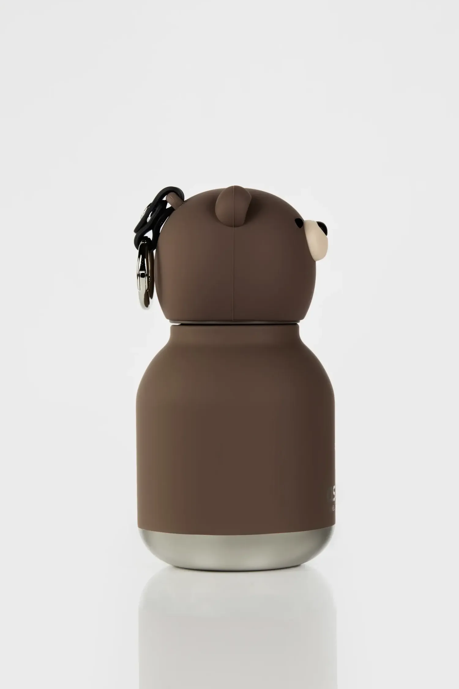 Bidony I Butelki|Bidony I Butelki | Asobu Butelka termiczna ze słomką Mini Bestie, 200 ml - Brązowy Niedźwiedź