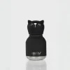 Bidony I Butelki|Bidony I Butelki | Asobu Butelka termiczna ze słomką Mini Bestie, 200 ml - Czarny Kot