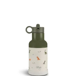 Butelka termiczna ze stali nierdzewnej 350ml - Dino Green