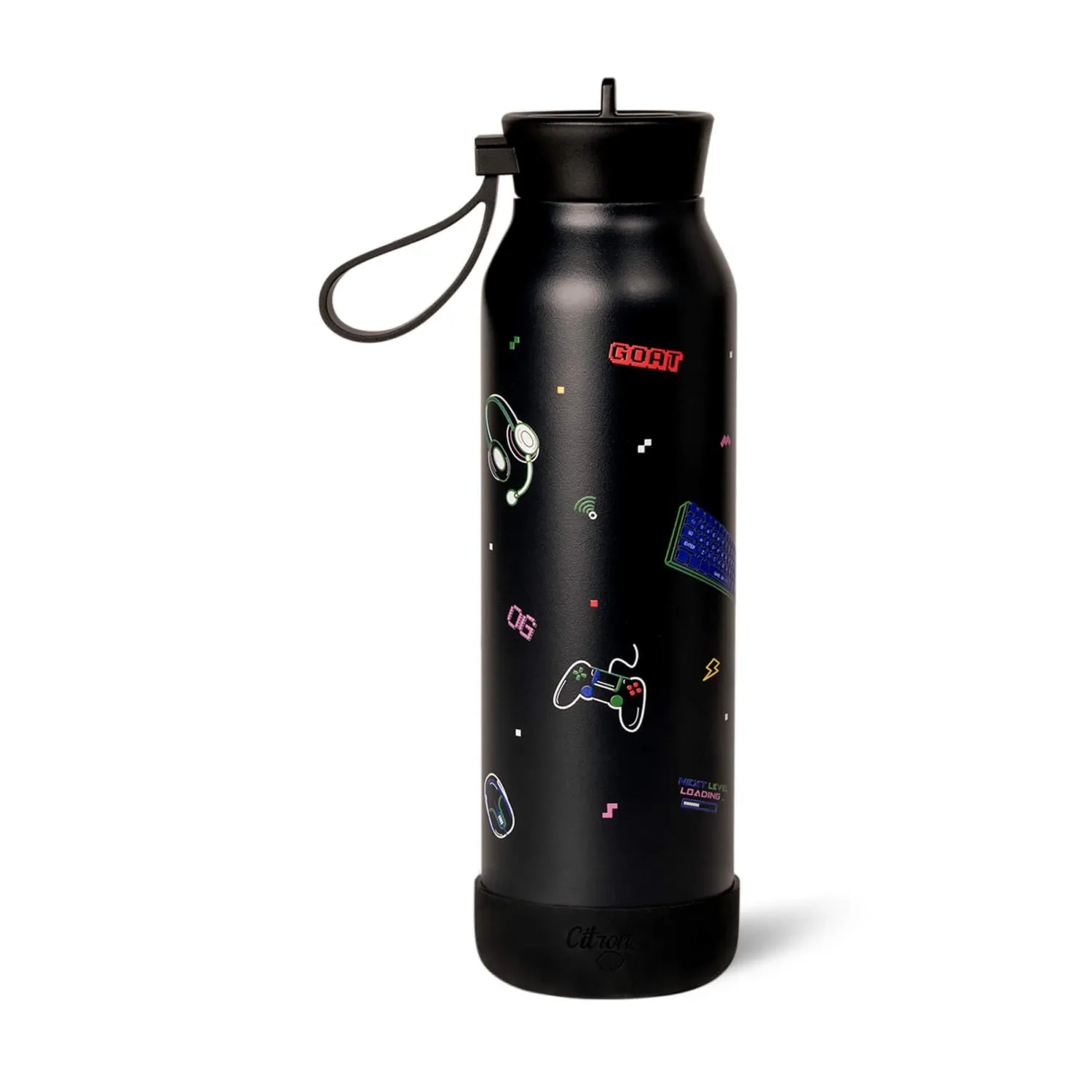 Bidony I Butelki|Bidony I Butelki | Citron Butelka termiczna ze stali nierdzewnej 500ml - Gaming