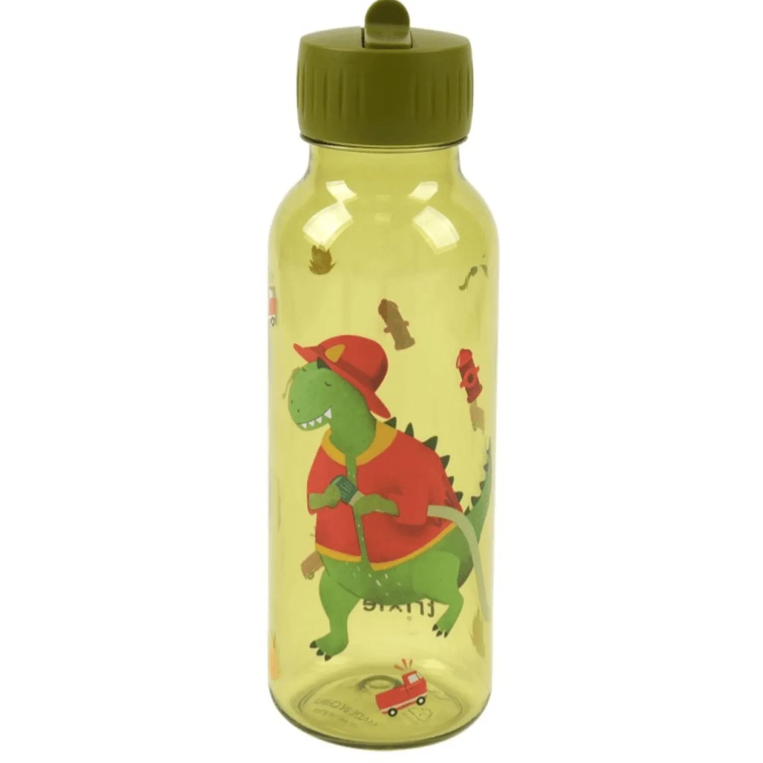 Bidony I Butelki|Bidony I Butelki | Trixie Butelka tritanowa, 500 ml - Strażak Dino