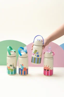 Butelka ze stali nierdzewnej ze słomką - Club Soleil