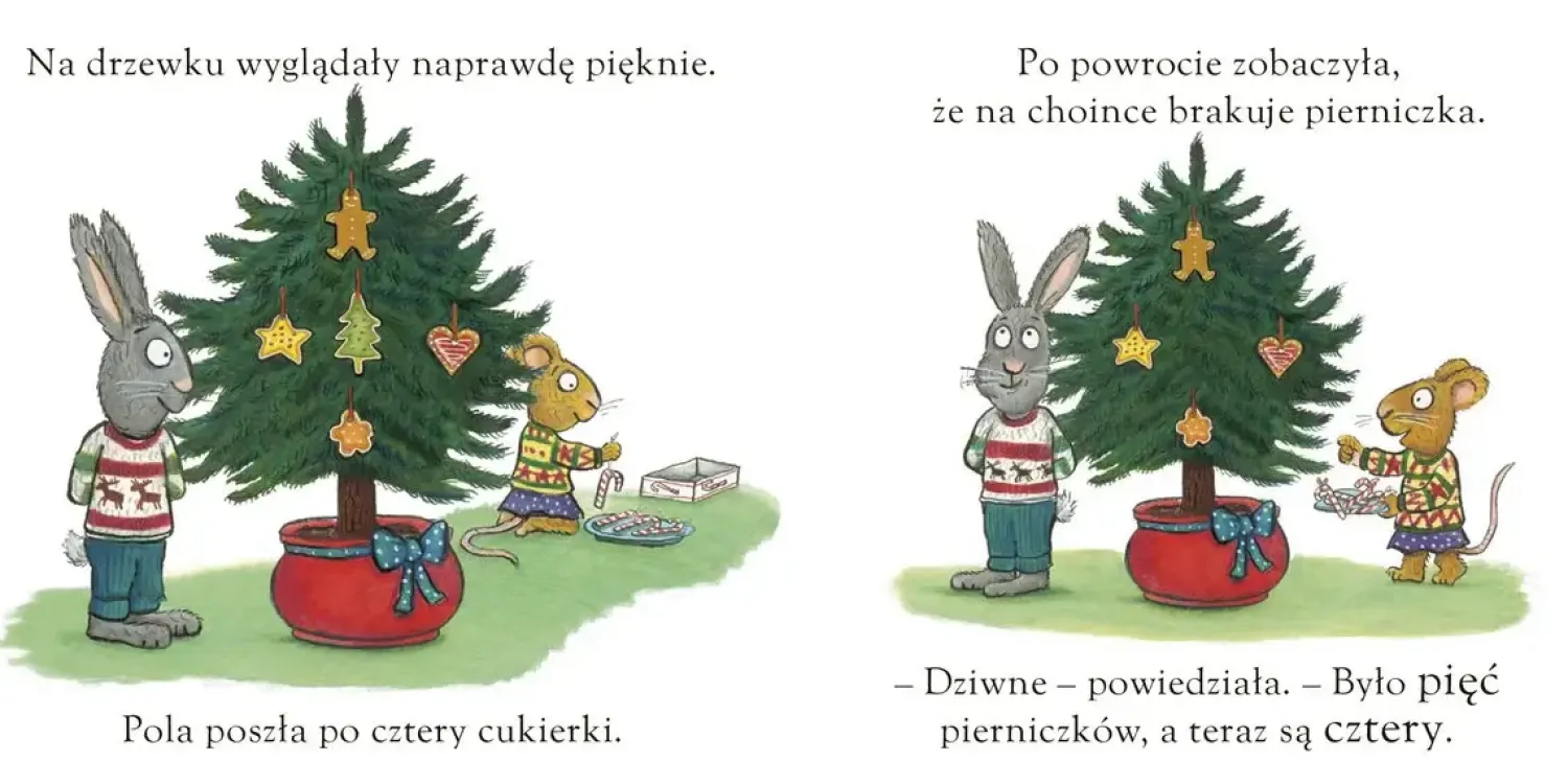 Świąteczne|0-2 Lat | Wydawnictwo Wilga Choinka. Pola i Piotruś